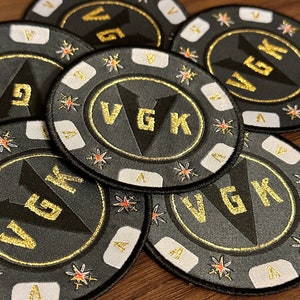 Black Out VGK Poker Chip-patch