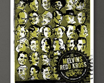 記念品、思い出の品 THE MELVINS Concert Poster 2007 SILKSCREEN KUHN