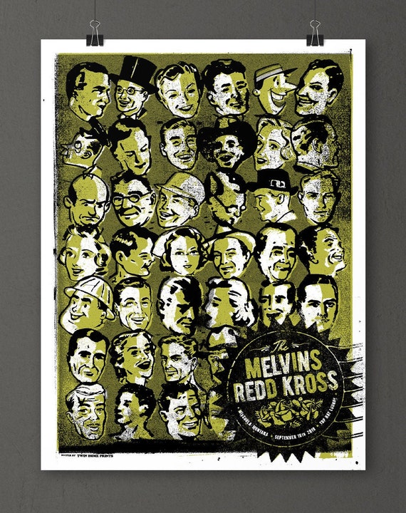 The Melvins - Gig Poster - Etsy