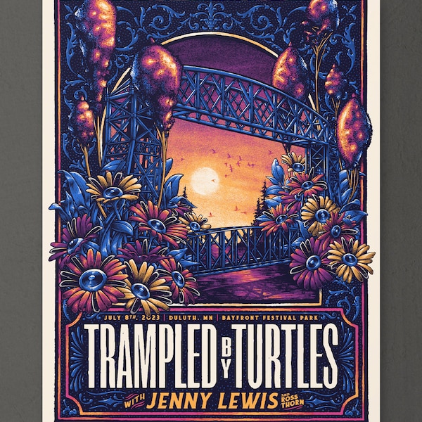 Trampled by Turtles - Gig Poster