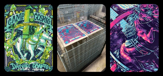 Daniel Donato's Cosmic Country - Gig Poster - Etsy