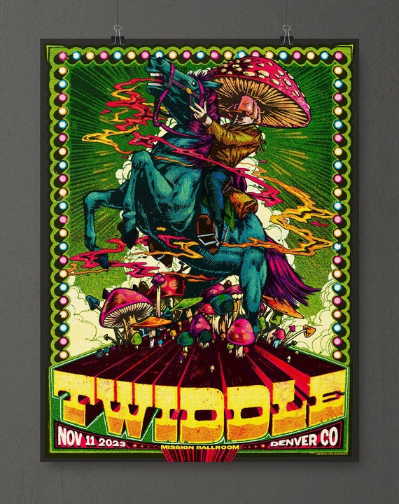 Twiddle - Gig Poster - Etsy