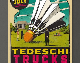 Tedeschi Trucks Band - Gig Poster