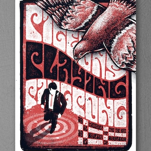 Pigeons Playing Ping Pong Gig Poster