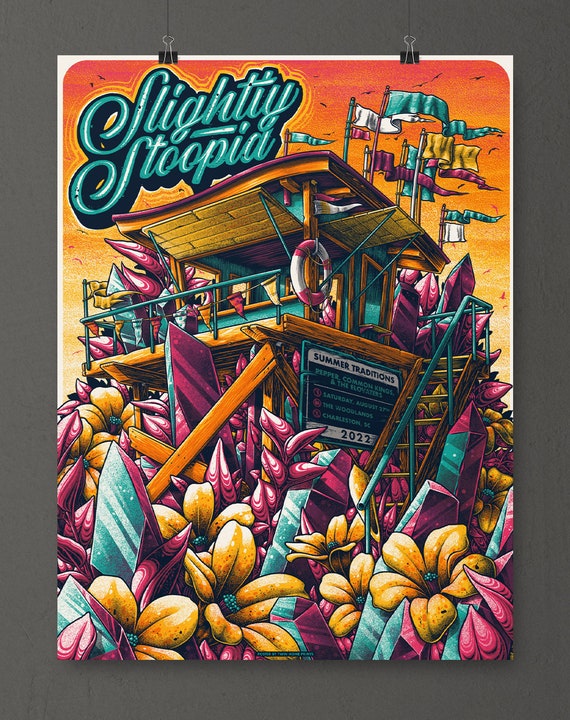 Slightly Stoopid - Gig Poster - Etsy