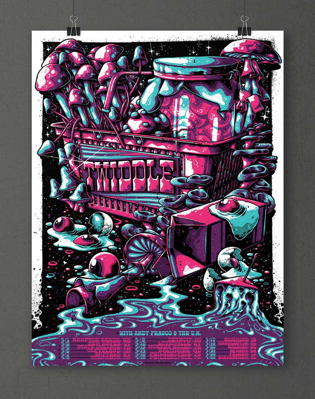 Twiddle - Gig Poster - Etsy