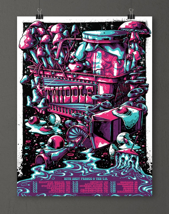 Twiddle - Gig Poster - Etsy