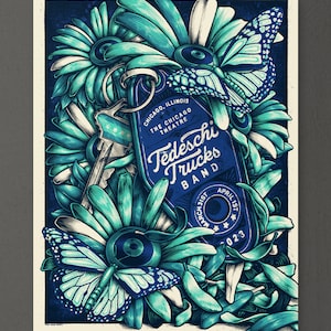 Tedeschi Trucks Band (Blue) - Gig Poster