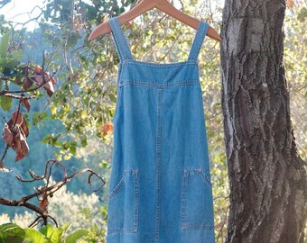 denim overall dresses