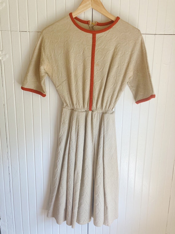 1950s tapestry dress