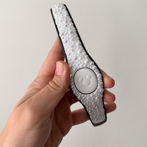 Custom Pearled White MagicBand 2