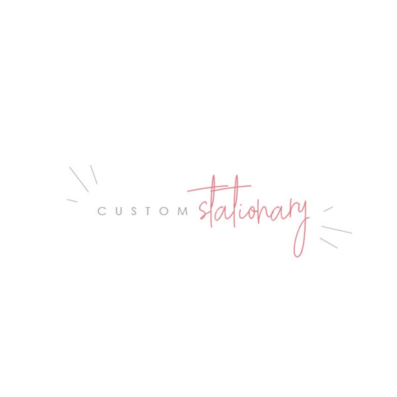 Custom Stationary