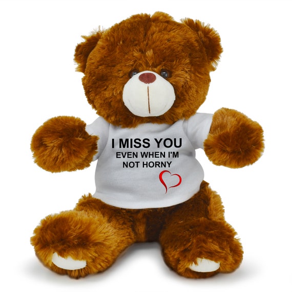 personalized i miss you teddy bear