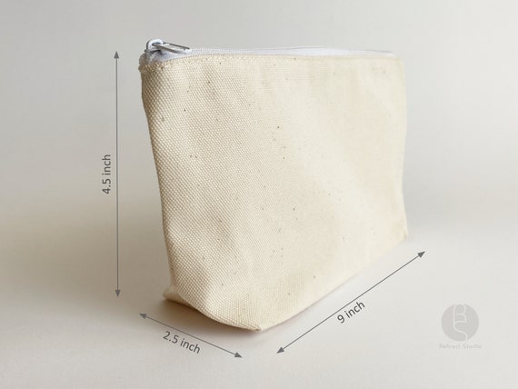Canvas zipper hotsell bags bulk