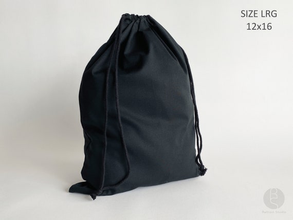 Cotton Cord Drawstring Bags 16 W x 18 H + 3