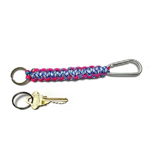 Keychain with Carabiner Cobra Knot
