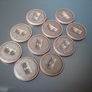 10X małe gałki-metalowe farbowane-10 mm #21 lalka guziki, bluzki przyciski