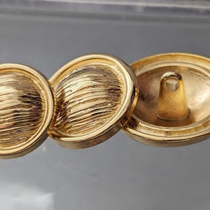 elegant buttons - &quot;Gold / Pattern&quot; - 18 mm - Metal - Larp - Buttons