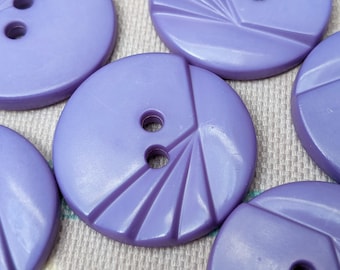 beautiful plastic buttons - purple - 20 mm or 28 mm