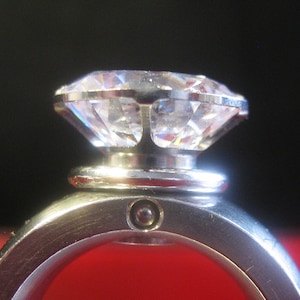 Cilinder met grote zirkonia compatibel met Charlotte 21 en Touch Ring