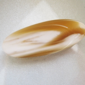 5 gros boutons à bascule - Beige - Plastique - 34 mm ou 40 mm