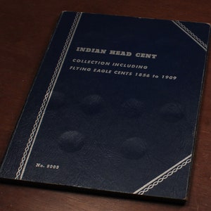 Indian Head Cent Whitman Folder Collection Including Flying Eagle Cents 1858 to 1909 No. 9003