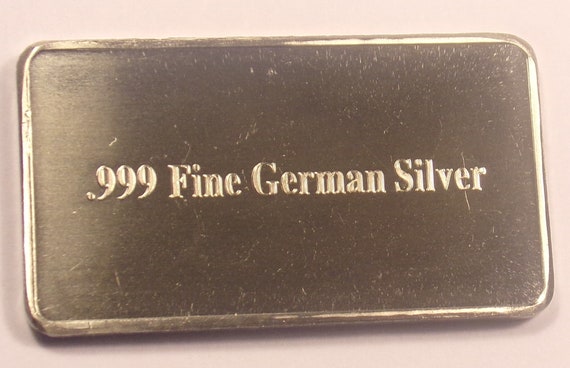 One Troy Ounce German Silver Buffalo Collector Bar - Etsy
