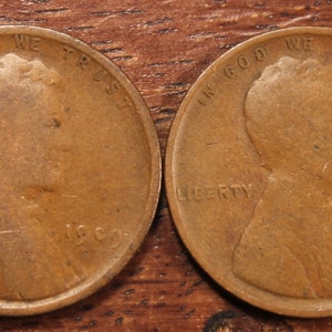 1909 & 1909 VDB Lincoln Cents Two Coin Set Lot 1