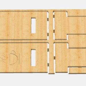 Viking Chair Phone Holders Template, CNC .c2d file, Downloadable File, CNC Cut File