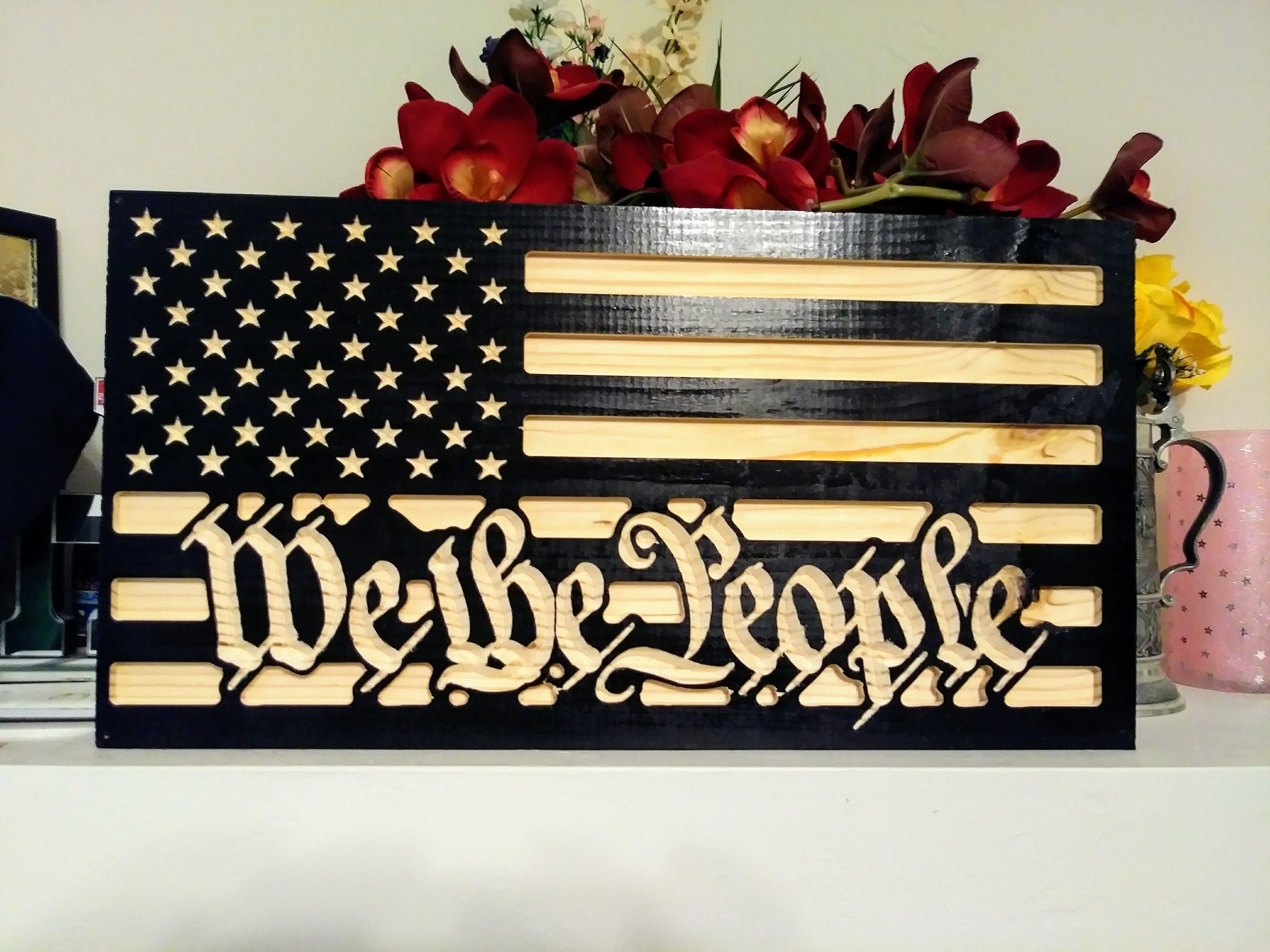 Shapeoko Carbide Create We The People US Flag Template CNC | Etsy