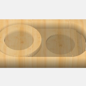 Cigar Whisky Tray Template CNC .c2d Downloadable File