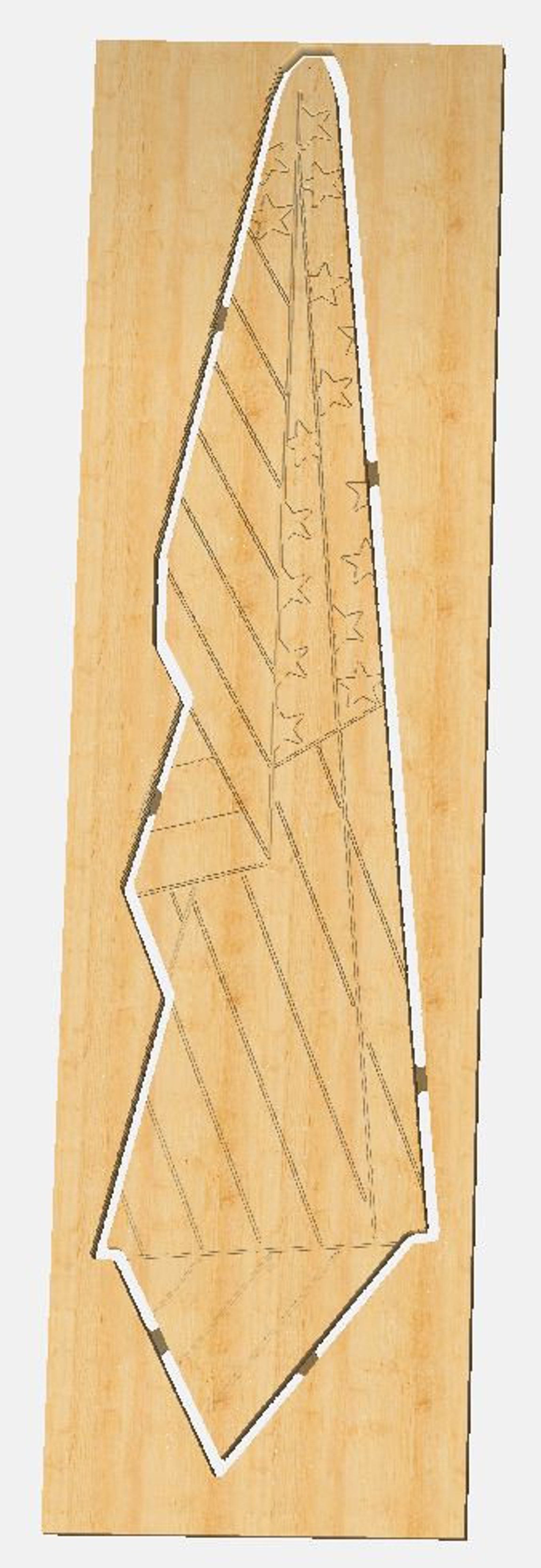 Draped Standing American Flag Template CNC c2d Downloadable Etsy Draped Standing American Flag Template CNC c2d Downloadable Etsy