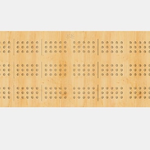 Cribbage Board Template CNC .c2d Downloadable File