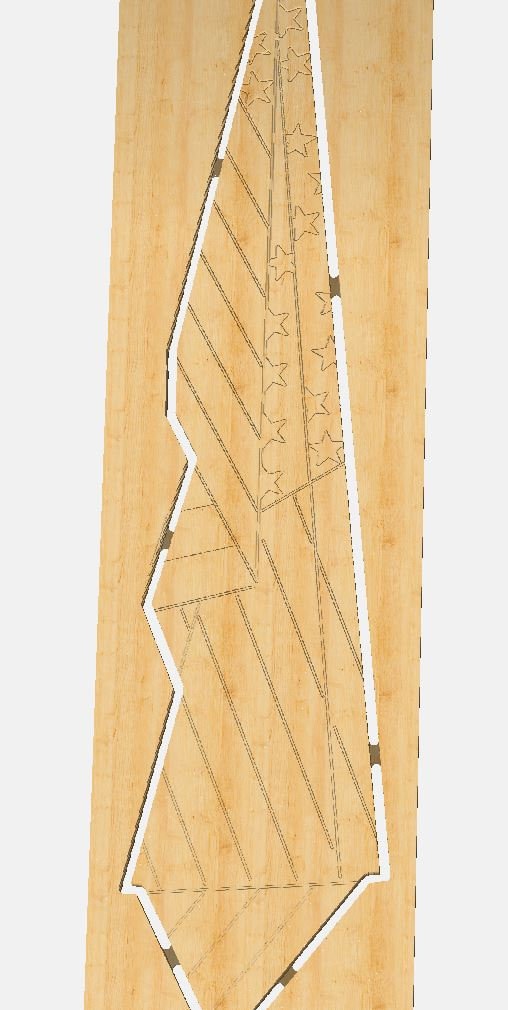 Draped Standing American Flag Template CNC c2d Downloadable Etsy Draped Standing American Flag Template CNC c2d Downloadable Etsy