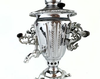 Samovar Tula soviético vintage, recuerdo de la URSS de los años 80, 13 cm, decoración del hogar, artículo de colección.
