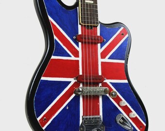 Vintage MUSIMA de LUXE 25V Electric Guitar 6 String Germany Retro