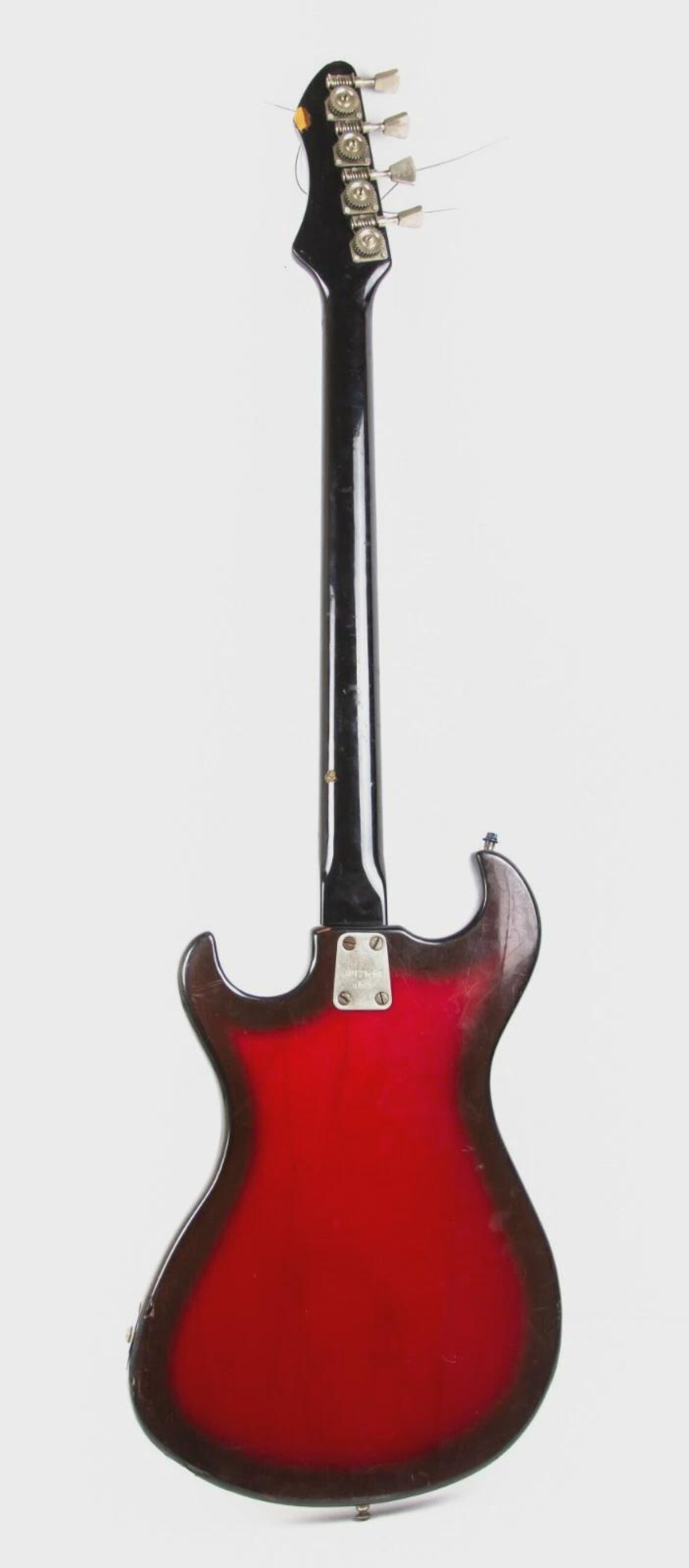 Vintage Soviet Ural Electric Bass Guitar USSR Retro Instrument, foto 3 di 5