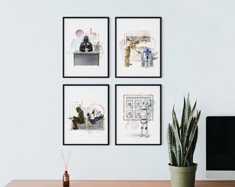 Láminas artísticas de Star Wars para oficina: un regalo divertido para jefes y compañeros de trabajo