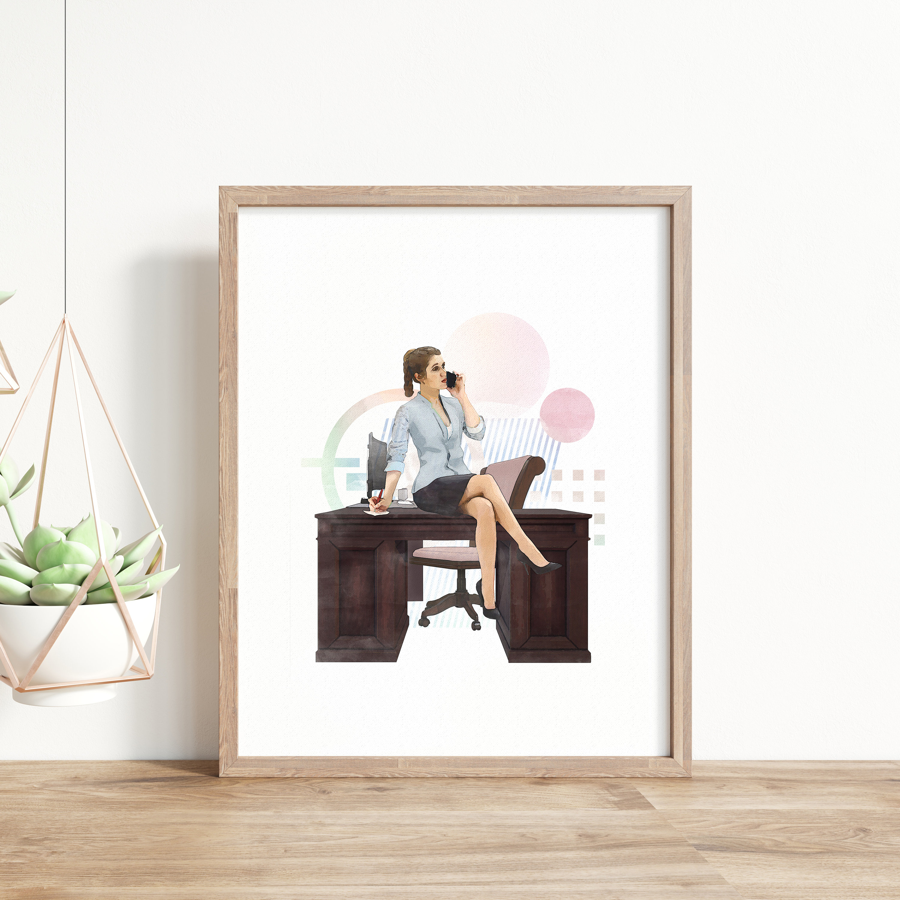 OFFICE Art Print SET of 6 Funny Office Art Home Office Etsy