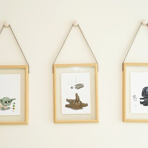 Baby Chewbacca Star Wars Nursery Art Print image 6