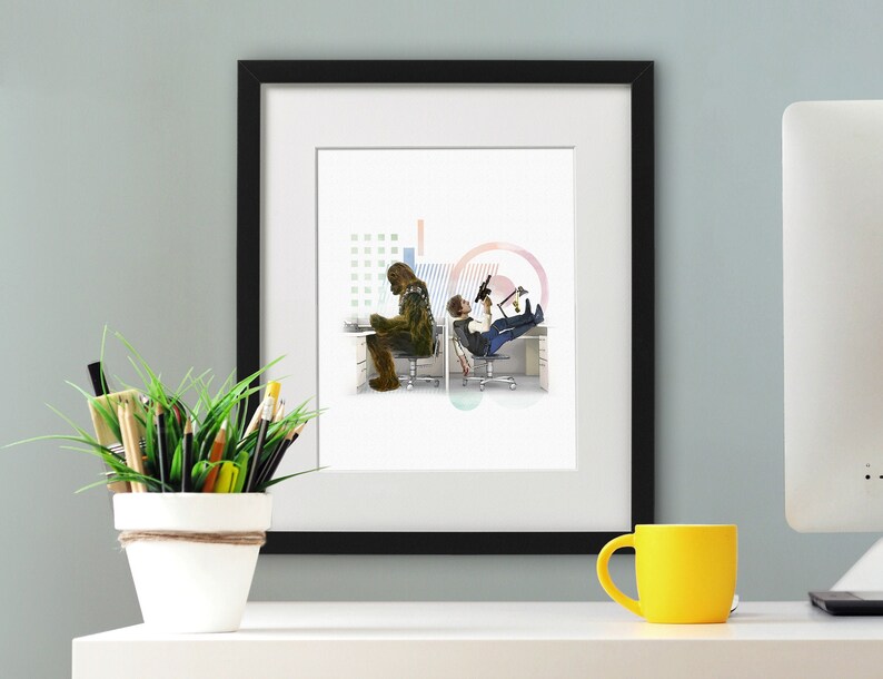 Spa Wars OFFICE Cubicle Buddies Spa Wars Art Print Etsy