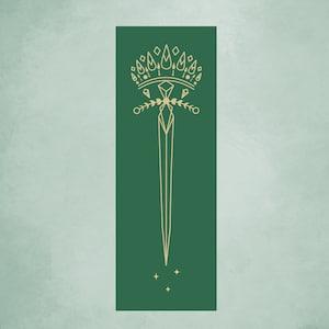 Throne Of Glass Inspired Bookmark