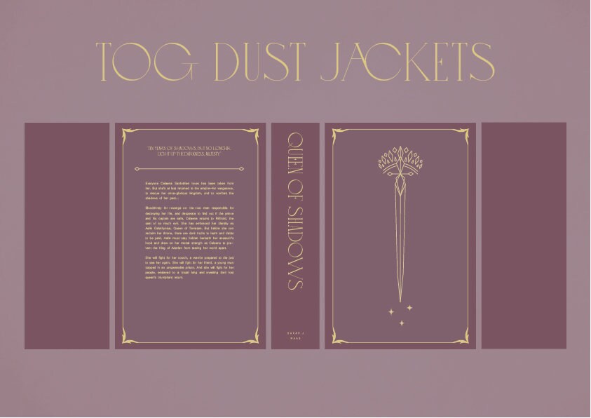 Throne of Glass Dust Jackets: TOG-QOS | Etsy Canada