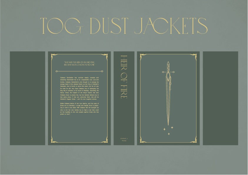 Throne of Glass Dust Jackets: TOG-QOS | Etsy Canada