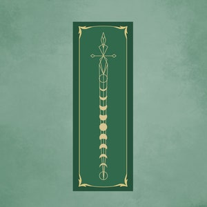 Throne Of Glass Inspired Bookmark