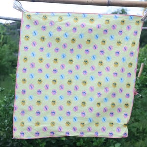 Fujiya Peko-chan Milky Handkerchief Collectible Cotton Cloth 43x45 cm
