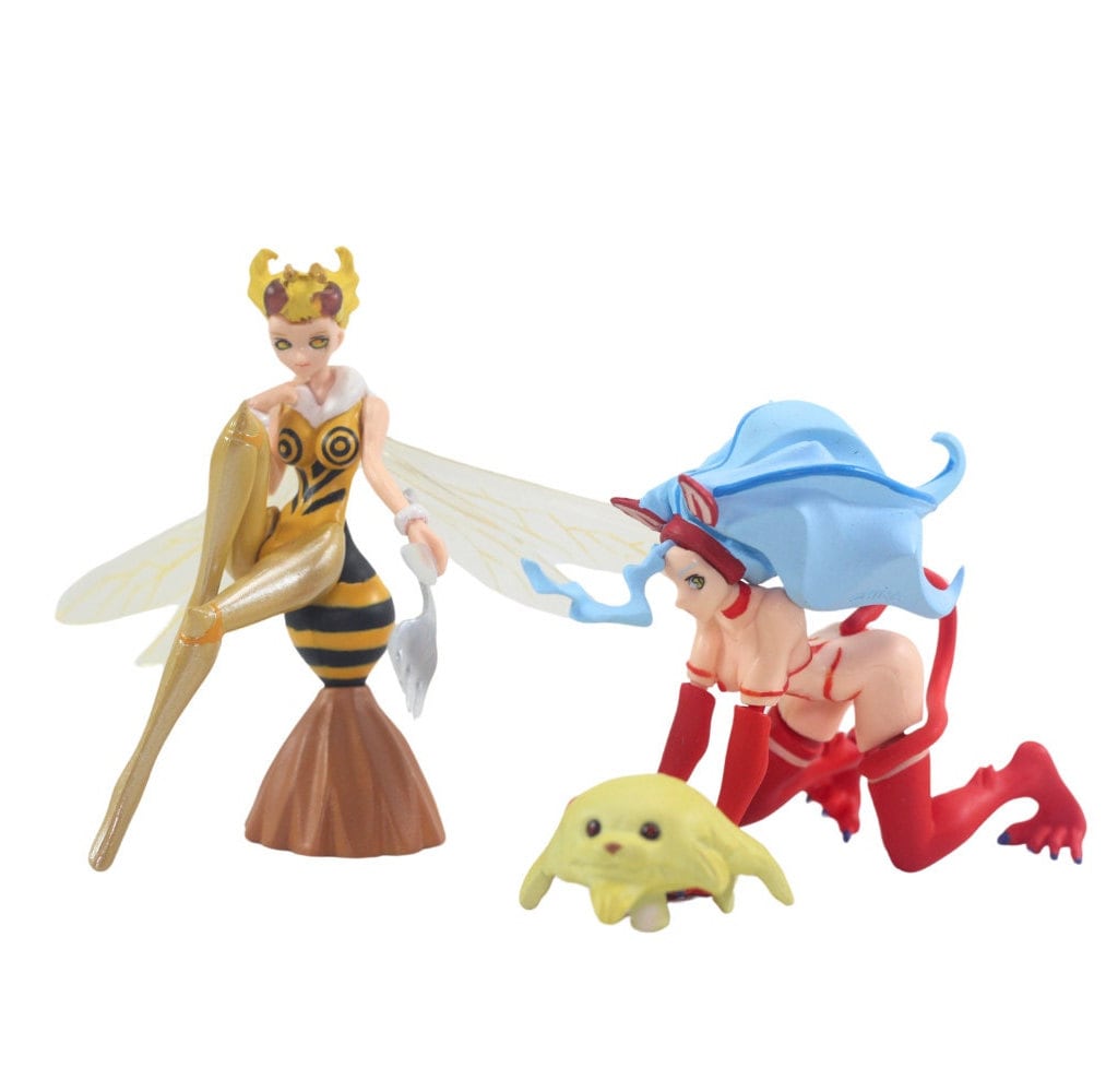 Rare Q Bee & Felicia Figures Set | Vampire Savior Limited Edition