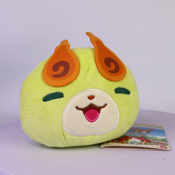 Yo-kai Watch K-koma & Wibblekoma Puni Puni Head Plush Set - 4