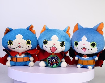 ぬいぐるみセット（青・赤・茶色・白） 妖怪ウォッチ ドラキュニャン（ガブニャン）DXぬいぐるみ トレジャー