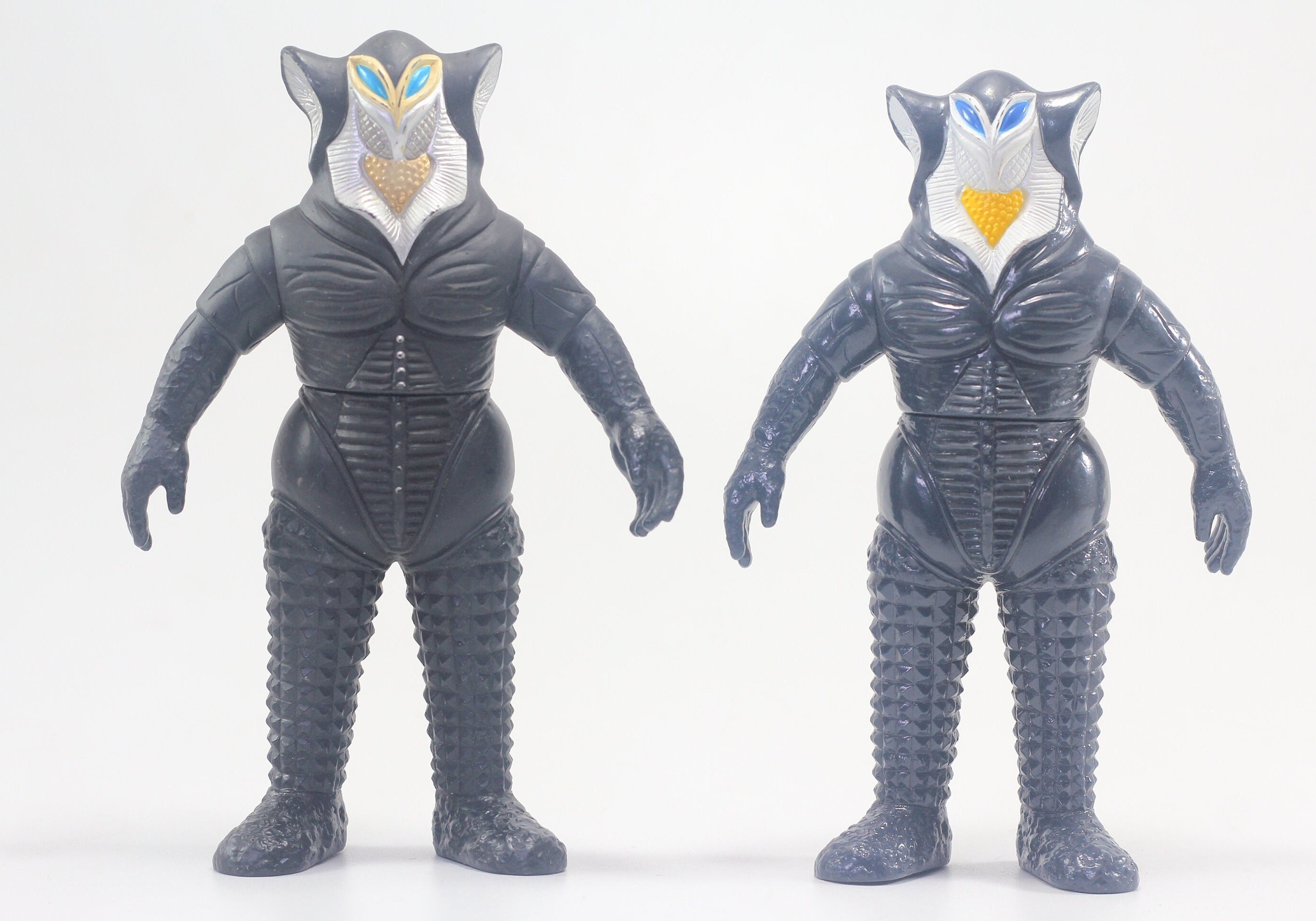 Set of 2 Alien Mefilas 1983 Bandai Ultraman Series Monster Kaiju Softvinyl Figure